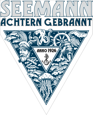 Achtern gebrannt
